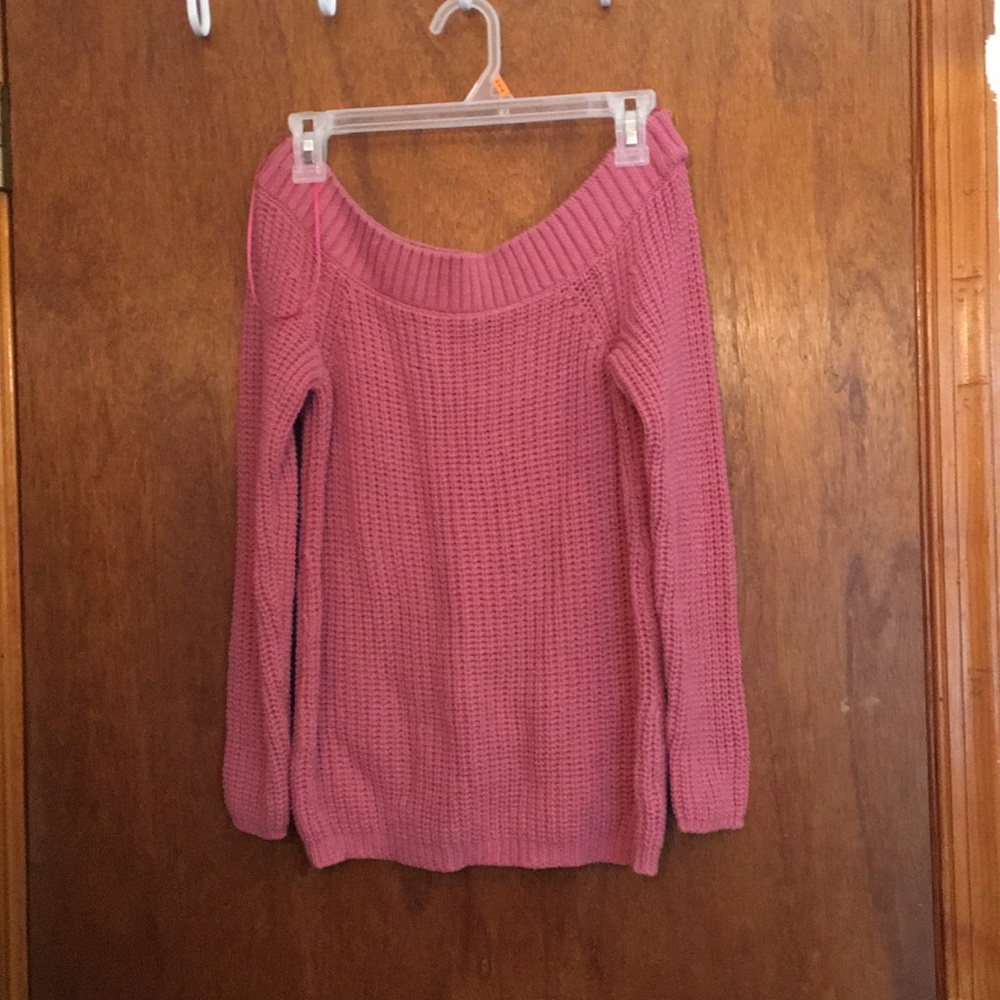 Pink sweater
